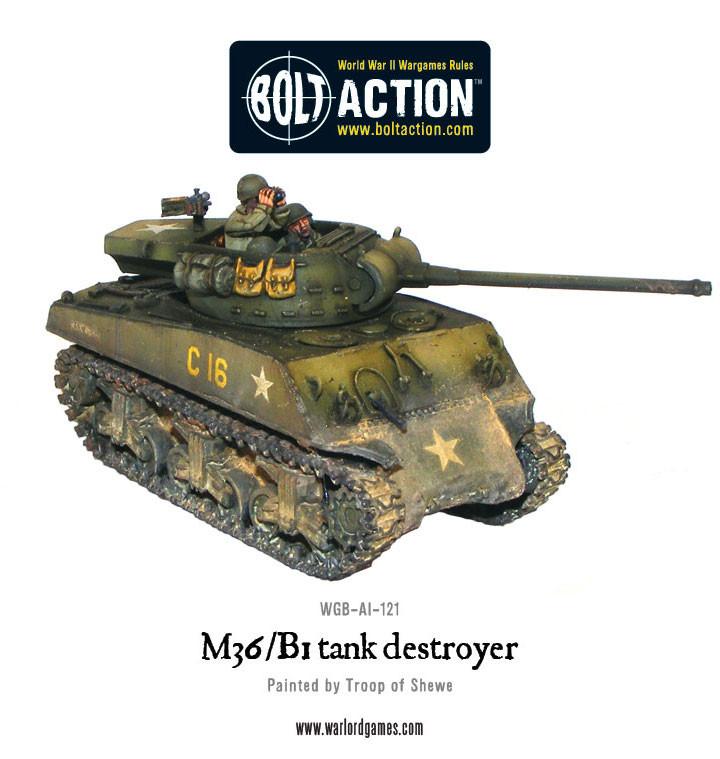 Achtung Panzer!: US Tanks - M36/B1 tank destroyer