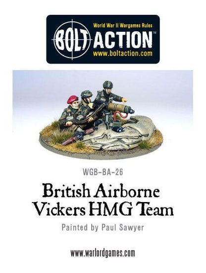 Bolt Action: British Airborne Vickers MMG Team