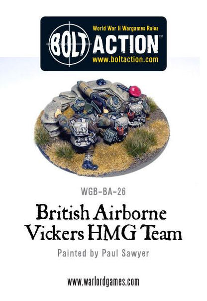 Bolt Action: British Airborne Vickers MMG Team