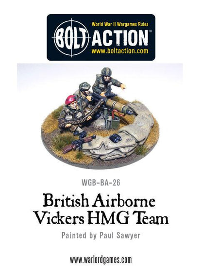 Bolt Action: British Airborne Vickers MMG Team