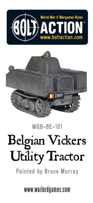 Bolt Action: Belgian Vickers Utility Tractor