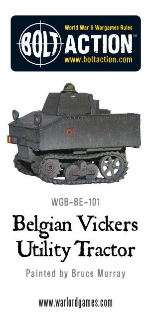 Bolt Action: Belgian Vickers Utility Tractor
