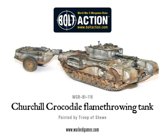 Achtung Panzer!: British Tanks - Churchill Crocodile Flamethrowing Tank