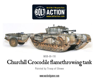 Achtung Panzer!: British Tanks - Churchill Crocodile Flamethrowing Tank