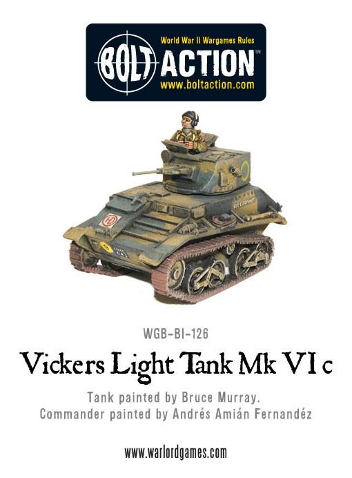 Bolt Action: Vickers Light Tank Mk VIC