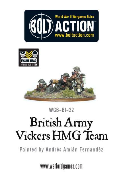 Bolt Action: British Army Vickers MMG Team