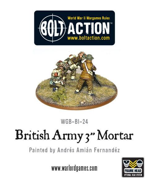 Bolt Action: British Army 3" Mortar Team