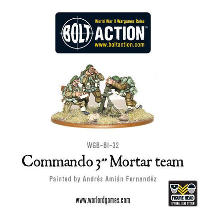 Bolt Action: British Commando 3" Mortar Team