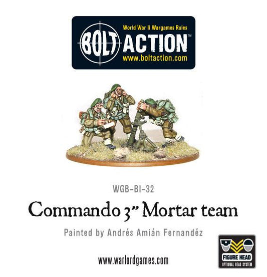 Bolt Action: British Commando 3" Mortar Team