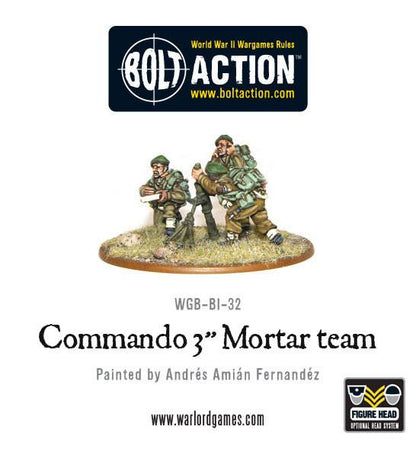 Bolt Action: British Commando 3" Mortar Team
