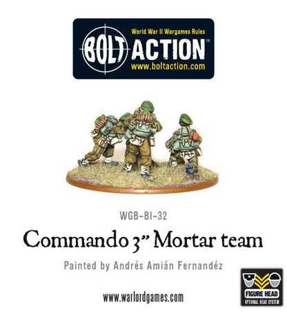 Bolt Action: British Commando 3" Mortar Team