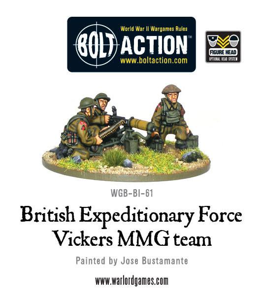 Bolt Action: BEF Vickers MMG team