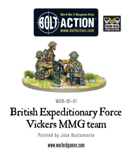 Bolt Action: BEF Vickers MMG team