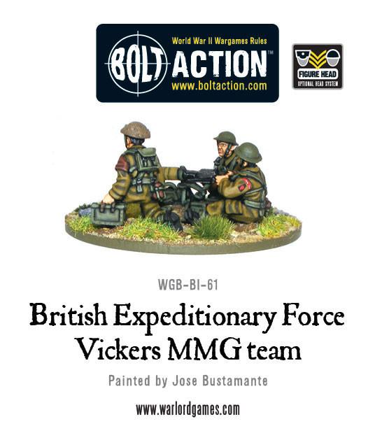 Bolt Action: BEF Vickers MMG team