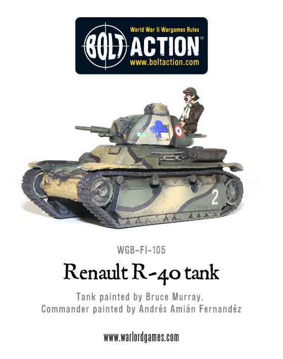 Bolt Action: Renault R40 Tank