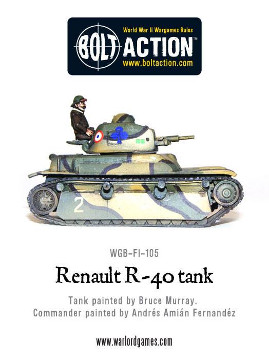 Bolt Action: Renault R40 Tank