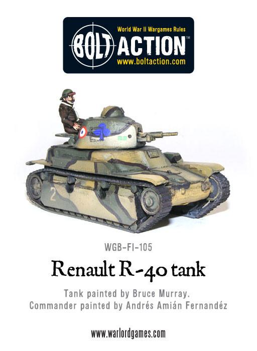 Bolt Action: Renault R40 Tank