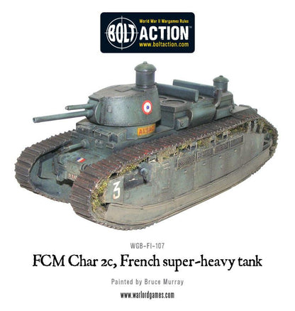 Bolt Action: FCM Char 2c super-heavy tank