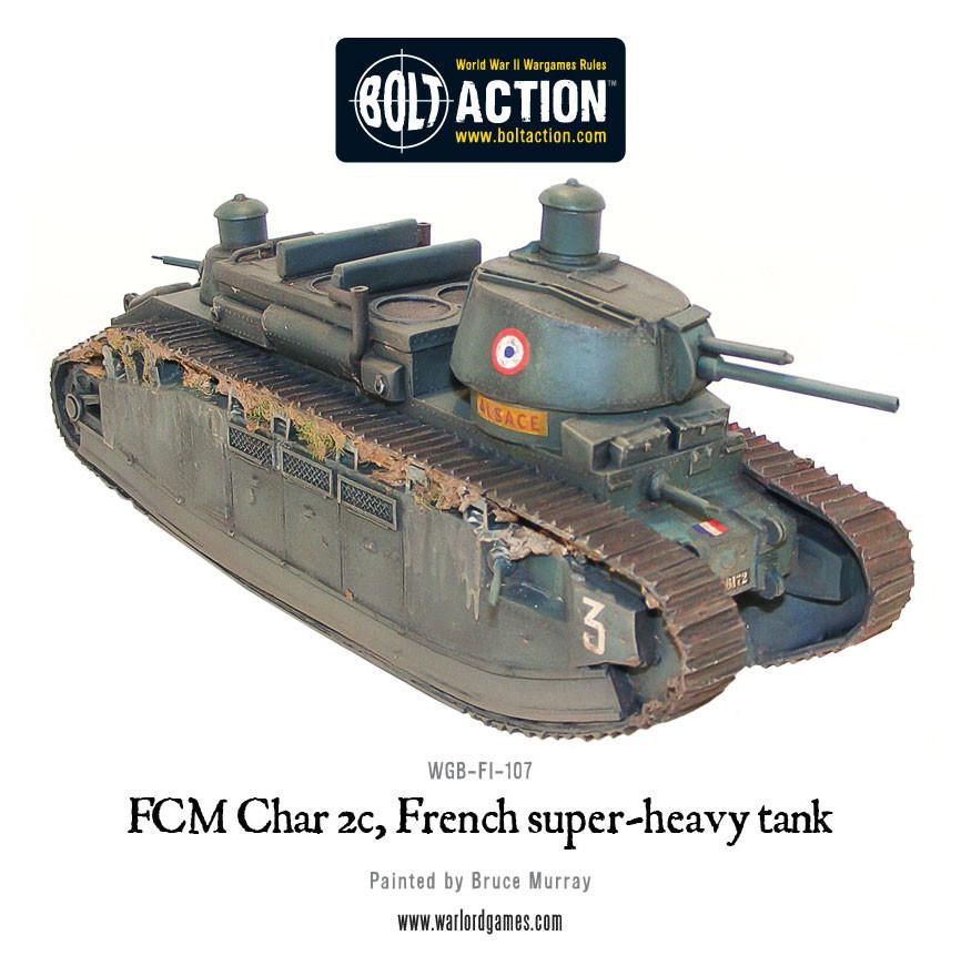 Bolt Action: FCM Char 2c super-heavy tank