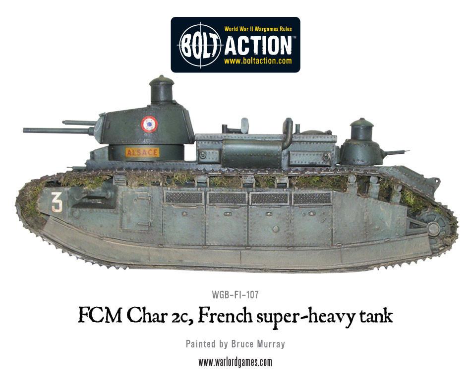 Bolt Action: FCM Char 2c super-heavy tank