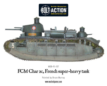 Bolt Action: FCM Char 2c super-heavy tank