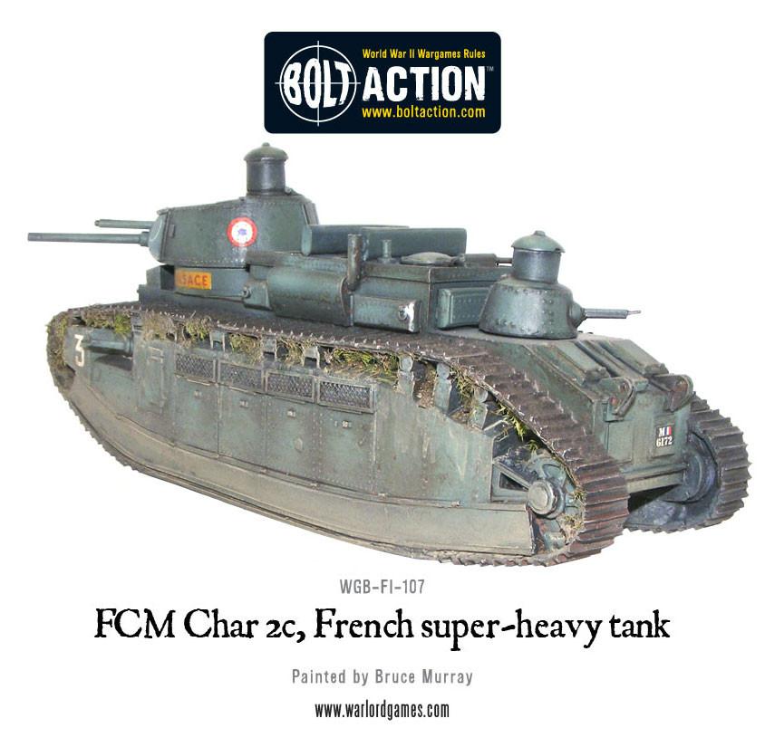 Bolt Action: FCM Char 2c super-heavy tank