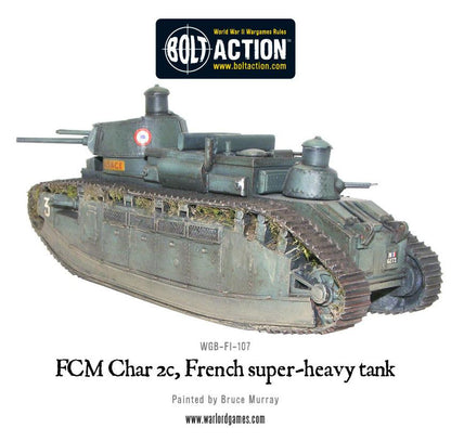 Bolt Action: FCM Char 2c super-heavy tank