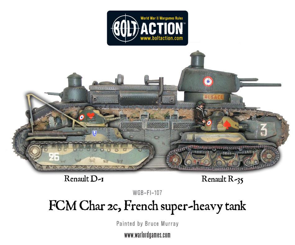 Bolt Action: FCM Char 2c super-heavy tank