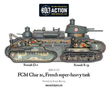 Bolt Action: FCM Char 2c super-heavy tank
