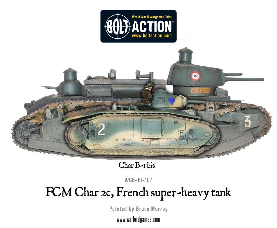 Bolt Action: FCM Char 2c super-heavy tank