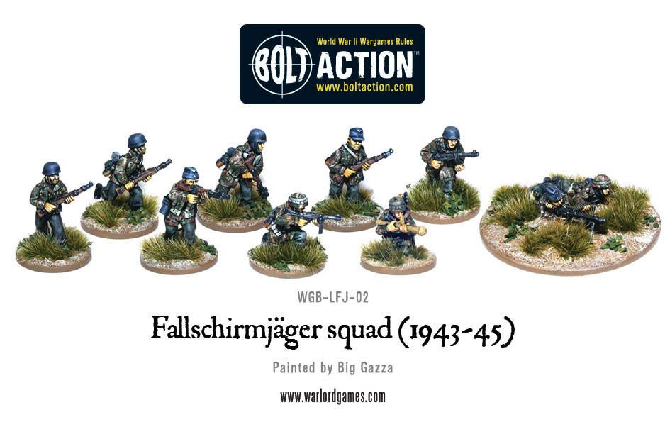 Bolt Action: German - Fallschirmjager squad (1943-45)