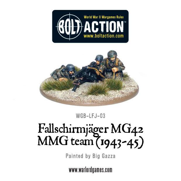 Bolt Action: German - Fallschirmjager MG42 MMG team (1943-45)