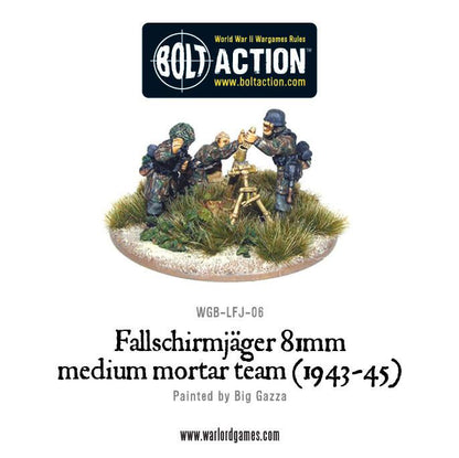 Bolt Action: German - Fallschirmjager 81mm medium mortar team (1943-45)
