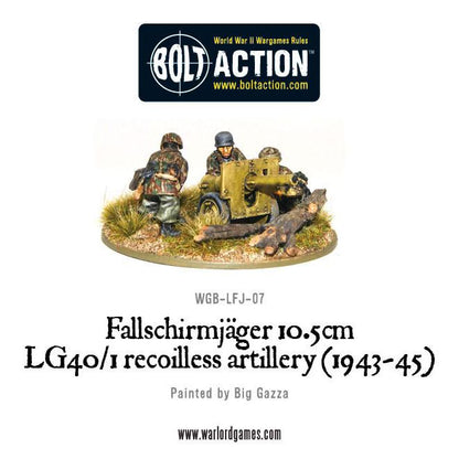 Bolt Action: German - Fallschirmjager 10.5cm LG40/1 recoilless artillery (1943-45)