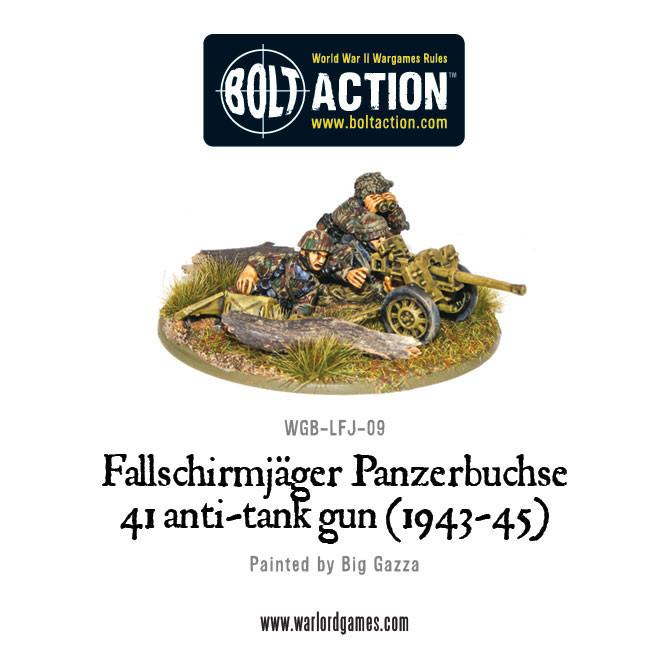 Bolt Action: German - Fallschirmjager Panzerbuchse 41 anti-tank gun (1943-45)