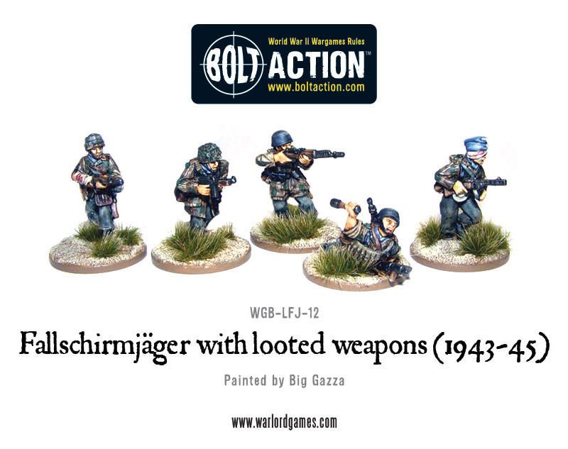 Bolt Action: German - Fallschirmjager with looted weapons (1943-45)