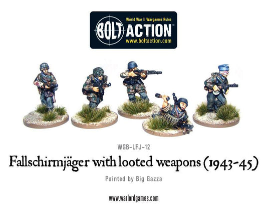 Bolt Action: German - Fallschirmjager with looted weapons (1943-45)