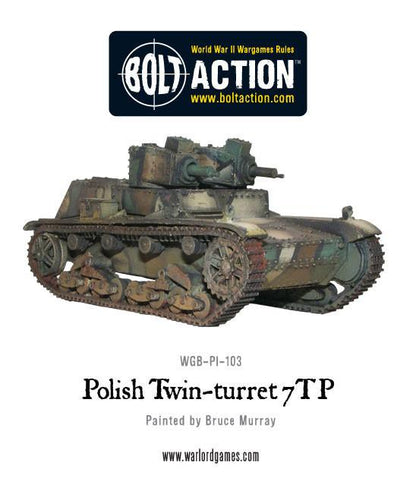 Bolt Action: Twin-turreted Polish 7TP tank