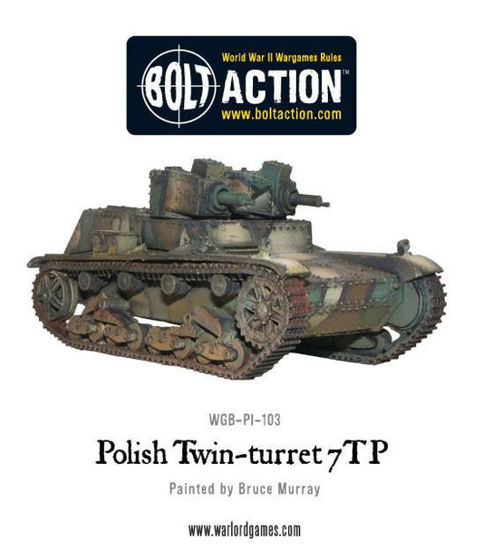 Bolt Action: Twin-turreted Polish 7TP tank