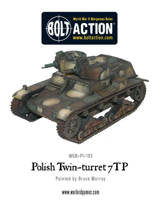Bolt Action: Twin-turreted Polish 7TP tank