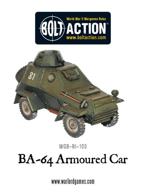 Bolt Action: Soviet BA-64 Armoured Car