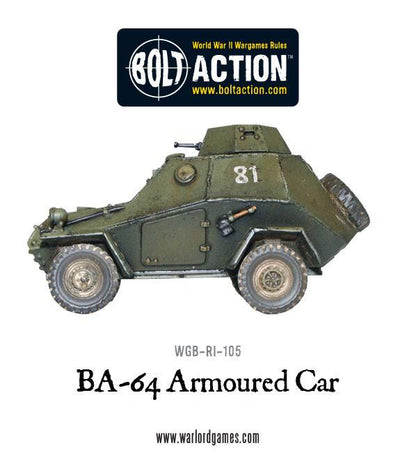 Bolt Action: Soviet BA-64 Armoured Car