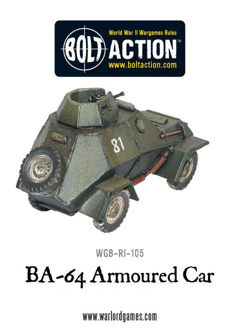 Bolt Action: Soviet BA-64 Armoured Car