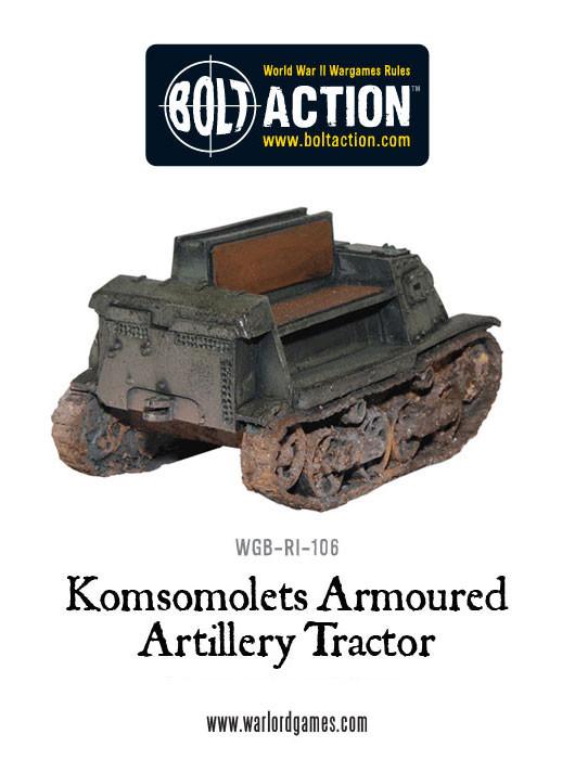 Bolt Action: Soviet Komsomolets Armoured Artillery Tractor