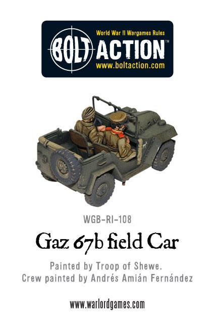 Bolt Action: Soviet Gaz 67b field Car