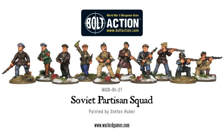 Bolt Action: Soviet Partisan squad