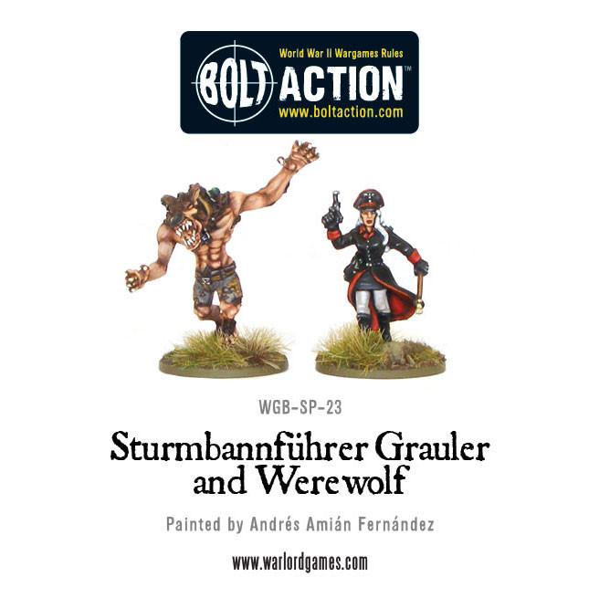 Bolt Action: German - Wulfen-SS: Sturmbannfuhrer Grauler and Werewolf