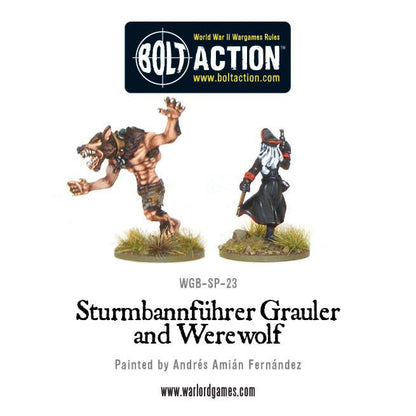 Bolt Action: German - Wulfen-SS: Sturmbannfuhrer Grauler and Werewolf