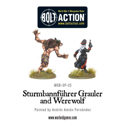 Bolt Action: German - Wulfen-SS: Sturmbannfuhrer Grauler and Werewolf