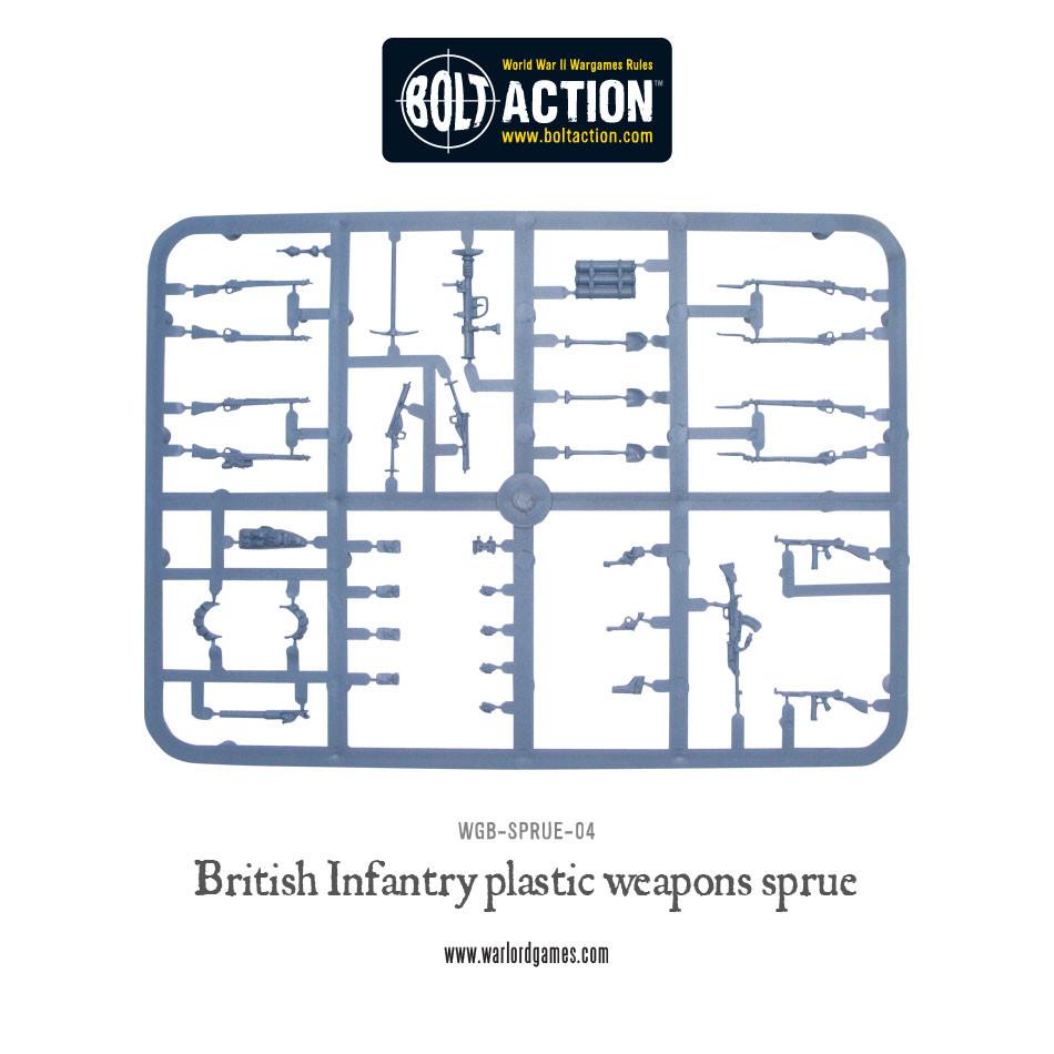 Bolt Action: British Weapon Sprue